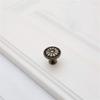 Geeyu Copper Handles, European Zinc Alloy Cabinet Handles Drawer Knobs Kitchen Cupboard Handles Door Pulls White Black Furniture Handle Hardware (Color : AB S) view 1
