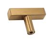 Geeyu Gold Cabinet Handles, New Golden Brass Kitchen Cabinet Handles Modern Dresser Pulls Door Handles and Knobs Square Furniture Hardware (Color : A1) view 1