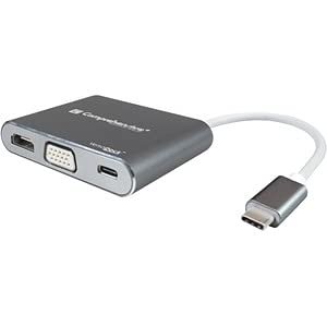 Comprehensive VersaDock USB-C 4K Portable Docking Station with HDMI, VGA, USB 3.0, PD - 60 W - USB 3.0 Type C - 4 x USB Ports - 2 x USB 3.0 - HDMI - VGA - Wired