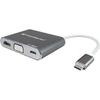 Comprehensive VersaDock USB-C 4K Portable Docking Station with HDMI, VGA, USB 3.0, PD - 60 W - USB 3.0 Type C - 4 x USB Ports - 2 x USB 3.0 - HDMI - VGA - Wired view 1