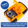 18489 Replace for Dymo Rhino 5200 4200 Label Tape 3/4 Rhino Industrial Flexible Nylon Compatible with Rhino 4200,5200,5000,6000 Label Maker Refills A18489, 3/4'' x 11.5', Black on White, 4 Pack view 2