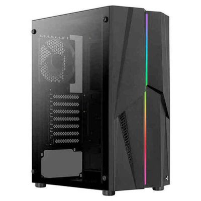Aerocool Mecha, PC ATX Case, ARGB Front, Tempered Glass, Fan 12 cm