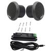 Herdio 3" inch Marine Bluetooth Speakers Boat Motorcycle Hot tub Stereo with Max Power 140 watt(A Pair) (Gray) view 1