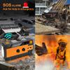 NPET Emergency Solar Hand Crank Radio, AM FM NOAA Portable with LED Light view 3