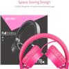 gorsun Kids Headphones, Lightweight Stereo Wired Toddler Headphones, Adjustable Headband Children's Headset for Smartphones Computer Pad Earphones(Pink) view 4