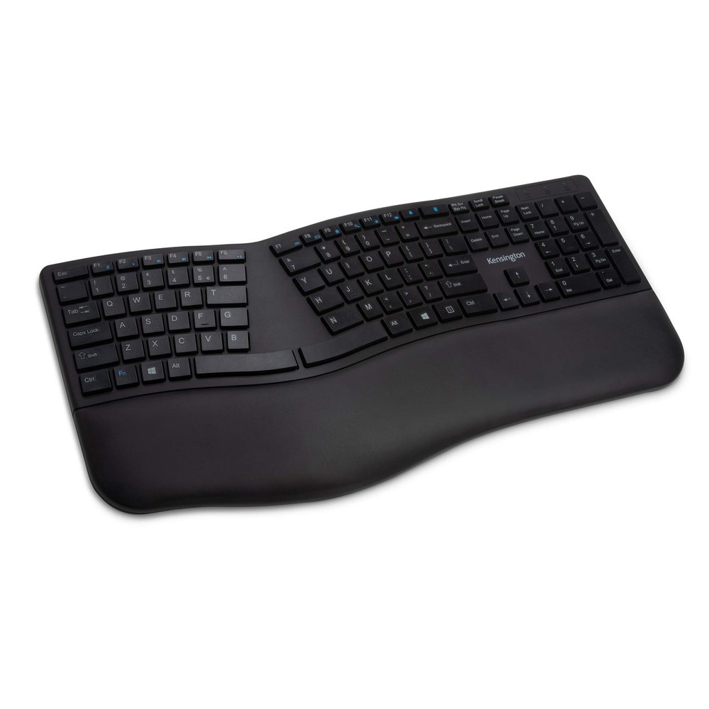 Kensington ProFit Ergo Wireless Ergonomic Keyboard with Italian Layout 2.4GHz Bluetooth Compatible with Chrome OS, macOS and Windows (K75401IT)