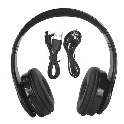 Bluetooth 5.0 Gaming Headset, FG-69 Over Ear Stereo Headphone with Microphone, Wired and Headset for Mobile Phone/TV/PC(Black)