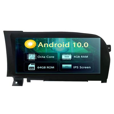10.25Inch Android 10.0 Car Stereo Radio for Benz S-Class W221 2006 2007 2008 2009 2010 2011 2012 2013 RHD NTG3.0-3.5 Auto GPS Navigation RDS 4G WiFi RDS Meida Audio Video
