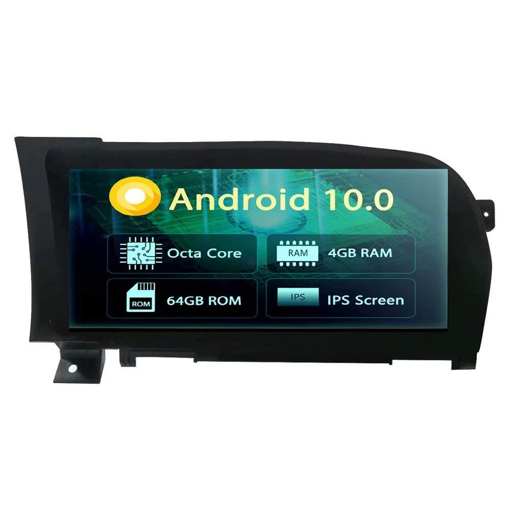 10.25Inch Android 10.0 Car Stereo Radio for Benz S-Class W221 2006 2007 2008 2009 2010 2011 2012 2013 RHD NTG3.0-3.5 Auto GPS Navigation RDS 4G WiFi RDS Meida Audio Video