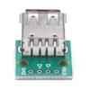 Nunafey 10pcs USB Type A Female Socket Board, Micro USB Board 2.54Mm Pitch Adapter Connector USB to Dip for DIY USB Power Supply, Breadboard Design view 1