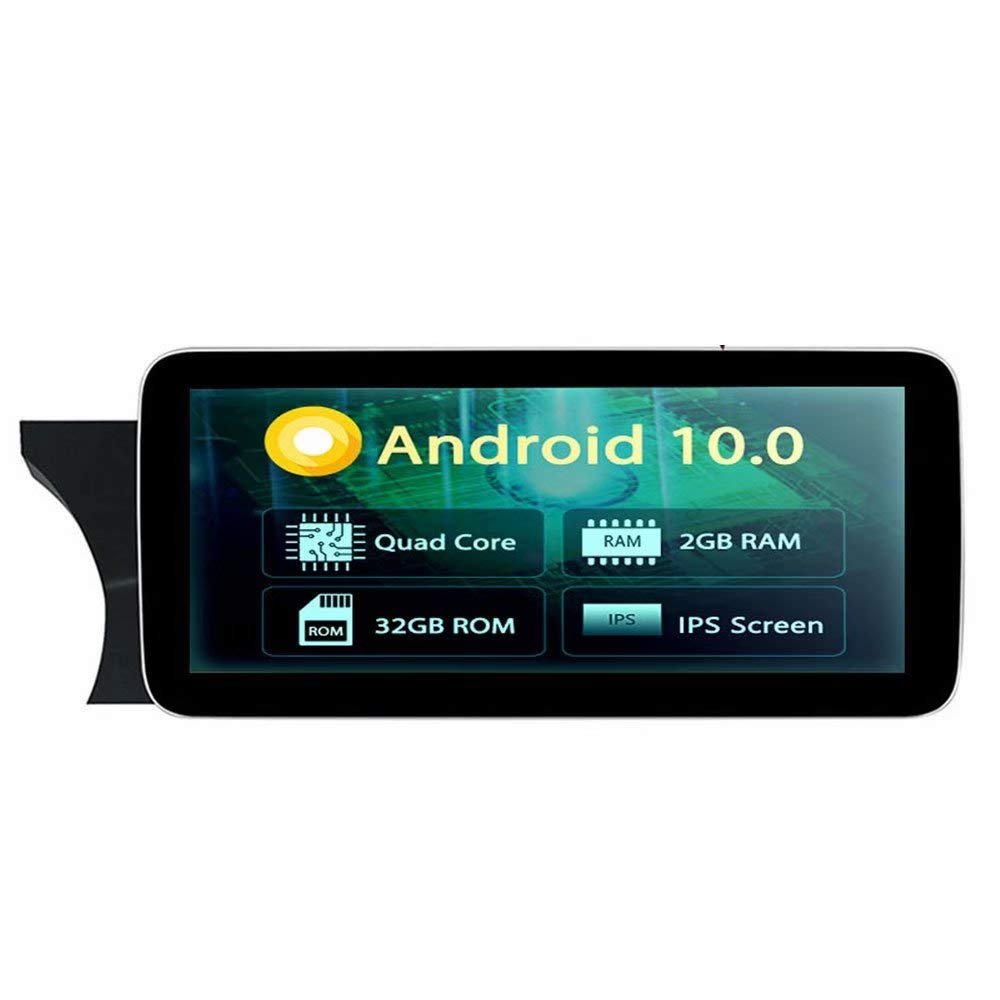 10.25Inch Android 10.0 Car Stereo Radio for Benz C-Class W204 2011 2012 2013 2014 Left Hand Drive Auto GPS Navigation RDS Mirrorlink Multimedia 4G WiFi RDS Multimeida Audio Video
