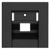 OPUS 55 cover for ISDN / Data connection sockets, 1-fold, colour: anthracite, silky gloss view 1