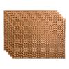 Fasade 18in x 24in Terrain Polished Copper Backsplash Panel 5pk view 1