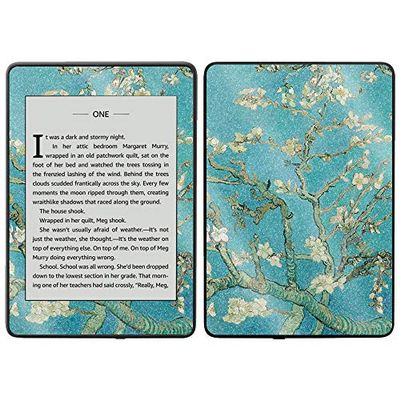 MightySkins Glossy Glitter Skin for Kindle Paperwhite 2018 Waterproof Model - Almond Blossom | Protective, Durable High-Gloss Glitter Finish | Easy to Apply, Remove | Made in The USA, GL-AMKPAP18-Almond Blossom