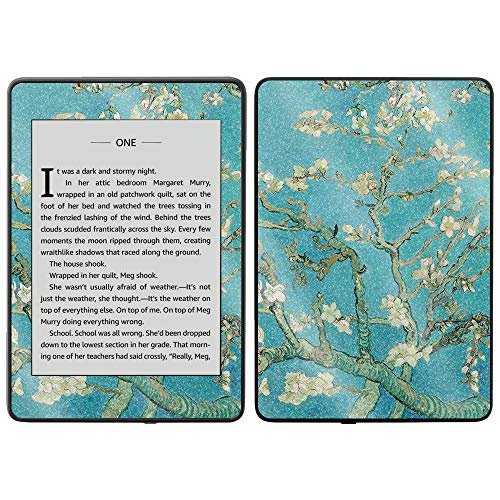 MightySkins Glossy Glitter Skin for Kindle Paperwhite 2018 Waterproof Model - Almond Blossom | Protective, Durable High-Gloss Glitter Finish | Easy to Apply, Remove | Made in The USA, GL-AMKPAP18-Almond Blossom