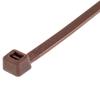 GTSE 14 Inch Brown Zip Ties, 100 Pack, 50lb Strength, UV Resistant Long Nylon Cable Ties, Self-Locking 14" Tie Wraps view 2