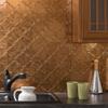 Fasade 18in x 24in Monaco Antique Bronze Backsplash Panel 5pk view 2