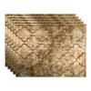 Fasade 18in x 24in Monaco Bermuda Bronze Backsplash Panel 5pk view 1