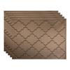 Fasade 18in x 24in Monaco Argent Bronze Backsplash Panel 5pk view 1
