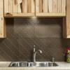 Fasade 18in x 24in Monaco Argent Bronze Backsplash Panel 5pk view 2