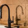 Fasade 18in x 24in Monaco Polished Copper Backsplash Panel 5pk view 3