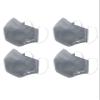 green sprouts i play 4 Pack Reusable Face Mask and Storage Bag with Carbon Filter and Water-Resistant Teen/Adult Medium Grey view 1