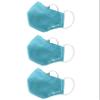 green sprouts i play 3 Pack Reusable Face Mask and Storage Bag with Carbon Filter and Water-Resistant Teen/Adult Medium Aqua view 1