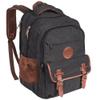 Ama Dablam Premium Original Canvas Backpack | Durable Zippers | Strong Stitching | College Travel | 17Laptop | 35L [Charcoal Black] view 1