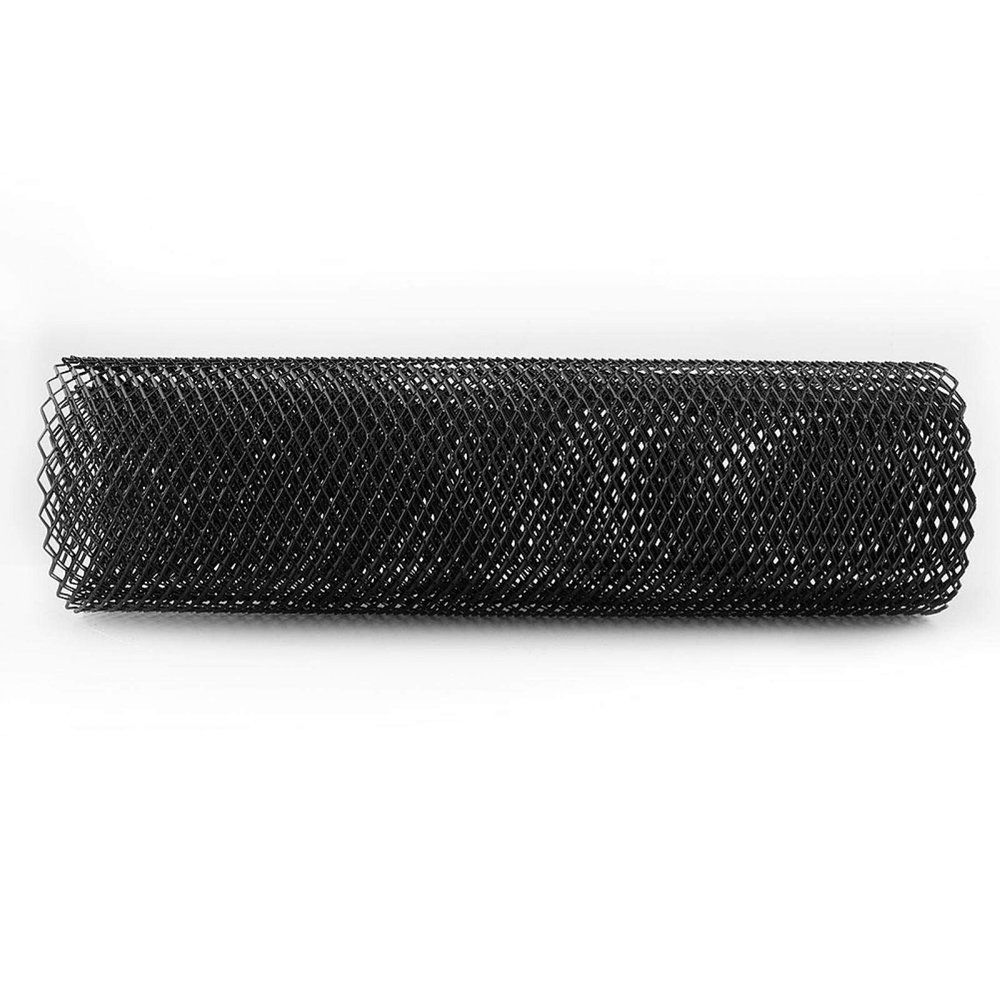 Acouto Car Grille Mesh 6x12mm Aluminum Alloy Car Grille Mesh Net Grid Body Bumper Rhombic Grill Universal Car Grille Mesh Sheet Grid