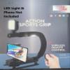 Vivitar DSLR Action Sports Grip Video Stabilizer W/Universal Phone Clamp 3.5" view 1