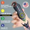 Stinger Personal Alarm Keychain Emergency Tool, Safety Panic Alarm Siren, Seat Belt Cutter, Glass Breaker, Security Device for Women Men Kid, Designed in USA (Black 2 pcs) view 2