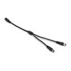 Davitu Electrical Equipments Supplies - 250pcs CCTV Camera 5.5 x 2.1mm DC 5V 12V Splitter Power Cable 1 To 2 Way Jack Connectors Copper Wires For LED Strip Battery Case - (Color: black 1 to 4) view 3