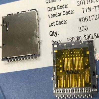 Davitu Electrical Equipments Supplies - TF SIM SD Card connector MUP-C727 DFHS11FR205 145738009302859+ S18-2B0646FA DFHD11MR052 NSDC009-20-1050 DFHS11FR149 - (Color: DFHS20FR160)