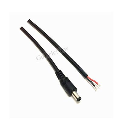 Davitu Electrical Equipments Supplies - 10 pcs 12V 10A DC 5.5x2.1mm Male/Female monitor CCTV Camera Extension cord Power Cable Connector - (Color: Female, Pins: 1.5m)