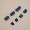Davitu Electrical Equipments Supplies - 100Pcs 2.54mm 2x2/3/4/5/6/8/10/13/15/20/40 Pin Stright Female Double Row Pin Header Strip PCB Connector - (Color: 2x3P) view 1