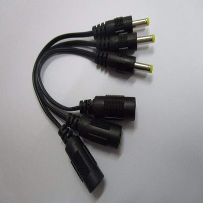 Davitu Electrical Equipments Supplies - DC Power Jack 5.5x2.1mm Female to 4.0x1.7mm Male Plug Cable 18cm 0.18m 4 Pcs Per Lot