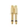 Davitu Electrical Equipments Supplies - 2Pcs 6.35mm 1/4" Mono Male Jack To RCA Female Plug Audio Adapter Cable Converter view 2
