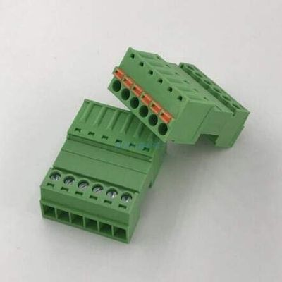Davitu Electrical Equipments Supplies - 10 pairs Solderless air mannelijke en vrouwelijke docking K15EDGRK-3.81MM gratis schroef lente 2EDGKD3. 81 klemmenblok 2p-24p - (Pins: 10P)