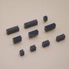 Davitu Electrical Equipments Supplies - 100Pcs 2.54mm 2x2/3/4/5/6/8/10/13/15/20/40 Pin Stright Female Double Row Pin Header Strip PCB Connector - (Color: 2x4P) view 2