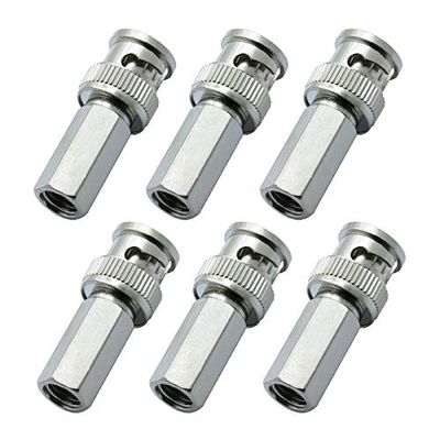 Davitu Electrical Equipments Supplies - 10pc/lot BNC MALF Twist ON Connector for CCTV RG58/RG/RG59/RG6 Cable CCTV Security Video BNC Connector Adapter - (Color: RG58)
