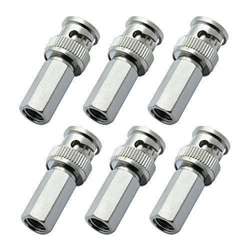 Davitu Electrical Equipments Supplies - 10pc/lot BNC MALF Twist ON Connector for CCTV RG58/RG/RG59/RG6 Cable CCTV Security Video BNC Connector Adapter - (Color: RG58)