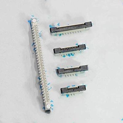 Davitu Electrical Equipments Supplies FPC Wiring Seat 0.5mm Vertical Patch Lock Connector 12/24/30/40P Vertical Patch Cross Foot - (Pins: 20P)