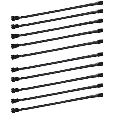 12" PWM Fan Extension Cable - 4 Pin, 30cm (10pcs)