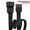 12" PWM Fan Extension Cable - 4 Pin, 30cm (10pcs) view 2