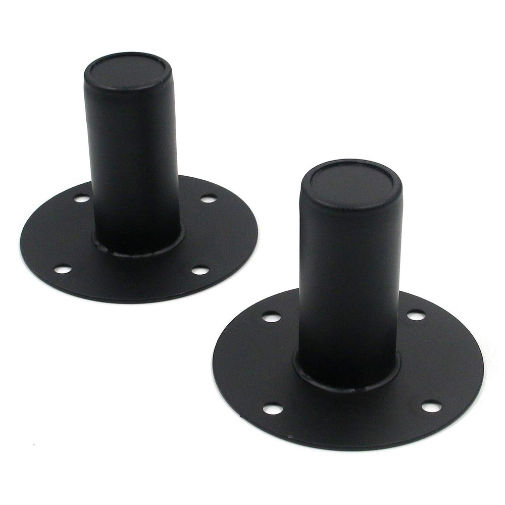 T Tulead Speaker Mount Stand Top Bracket 4.21"3.15" Speaker Cabinet Pole Mount Speaker Stand Mounts Pack of 2