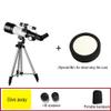 50-100mm Caliber Mount Travel Telescope, Portable Refractor Telescope,Stargazing HD Telescope for Adult Students - Ideal Telescope for Beginners, with Carry Bag,Smartphone Holder view 2