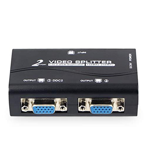 Davitu Electrical Equipments Supplies - vga distributor 1 into 2 out, split screen high-definition video 1 into 2 out, TV 1 into 2 divider
