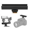 Camera Extension Bracket, 10cm Extension Bar Camera Cold Shoe Mount Cold Shoe Mount ESE-10 for Digital Camera DIY Photography Widely Use view 4