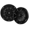 Wet Sounds Recon 6-BG 6.5" Black Grill Marine Speakers with Kicker 12KMTES and KMTAP view 2