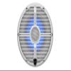Wet Sounds Recon 6-XWW RGB 6.5" White Grill RGB Marine Speakers with US2-C65U-150 Black Speaker Pod with 1.50" Roll Bar Clamps view 3